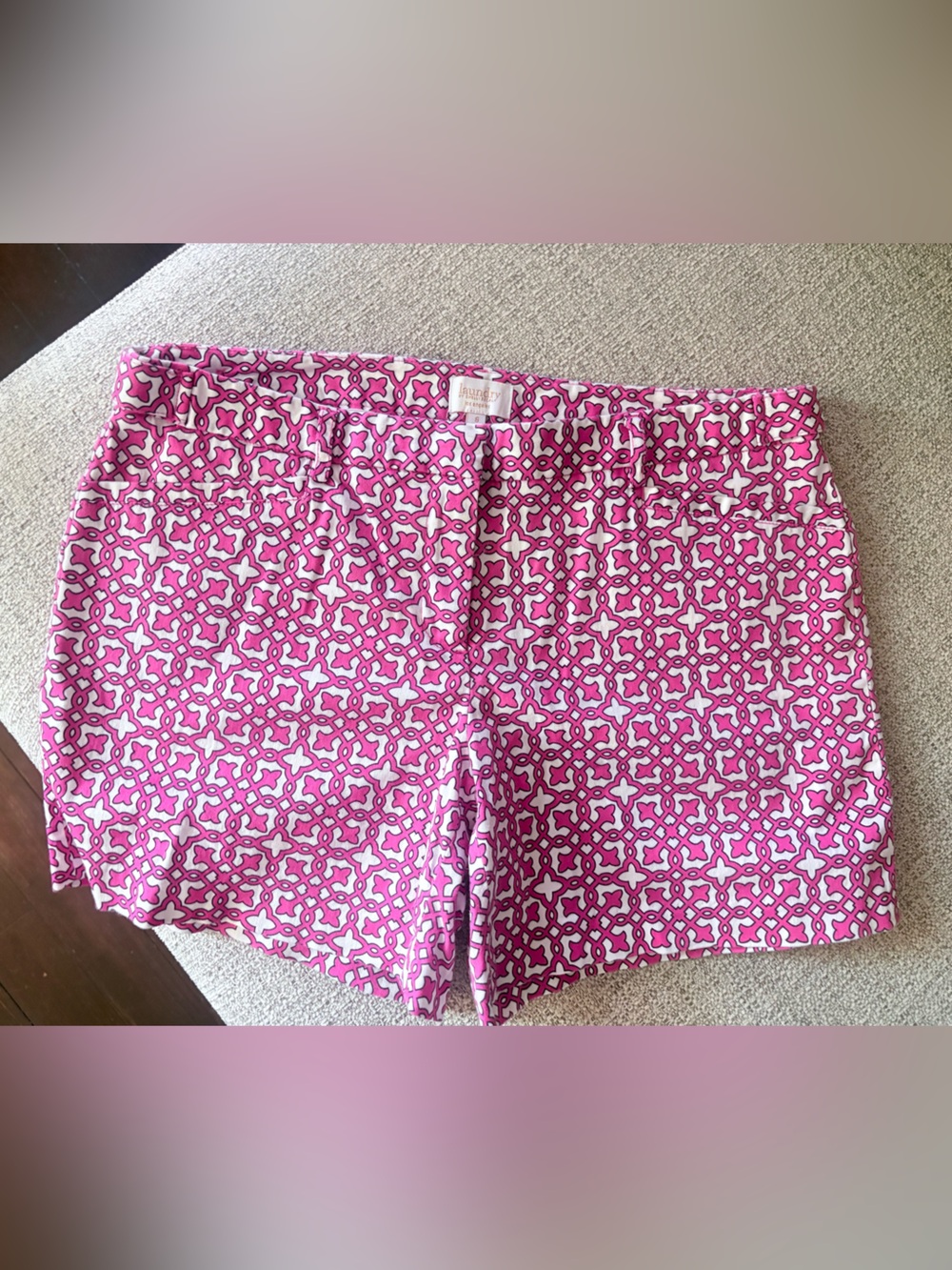 Laundry By Shelli Segal Geometric Print Shorts